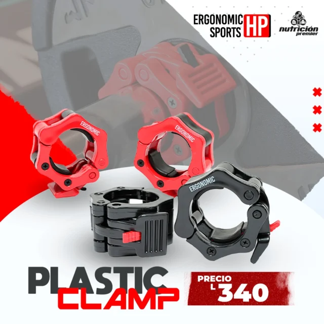 Abrazadera de liberación y ajuste rápido barra olímpica Plastic Clamp para barras olímpicas.😎

#ergonomicsport #comfort #fitness #gym #workout
