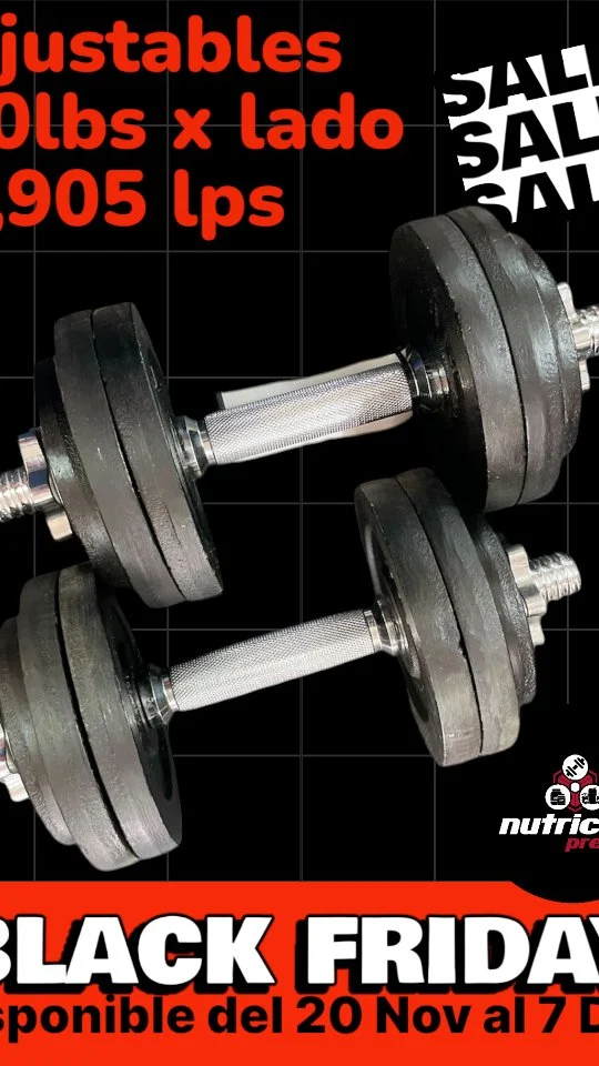 Conoces Nutricion Premier? 2 mancuernas ajustables con 60lbs en total x 1,905 lps. Quieres hacer ejercicio fisico en casa? Aqui una opcion valida hasta el 7 de Diciembre.
 94502455 TGU
94581012 SPS
94377911 Envios todo Honduras.
#workout #ejerciciosencasa #presupuesto